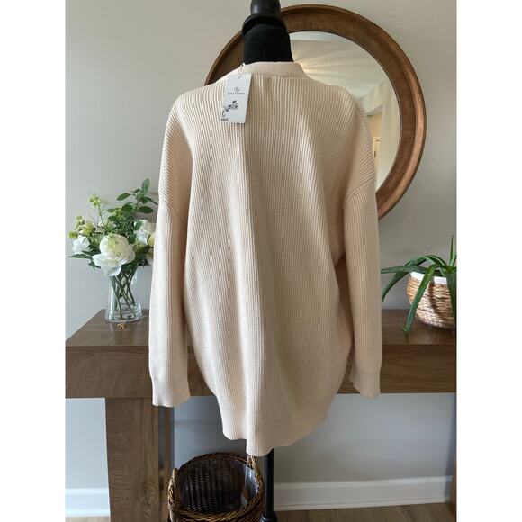 NWT oversized cream cardigan - Picture 5 of 9